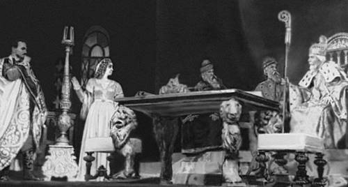 Сцена из спектакля «Отелло» У. Шекспира. 1940.