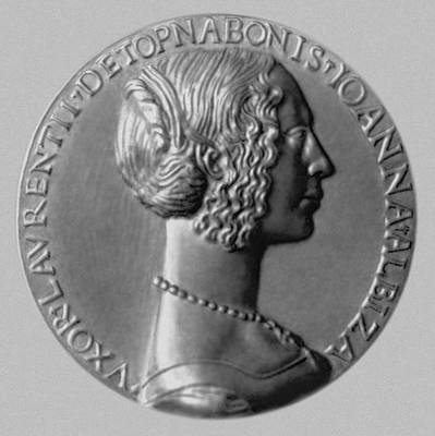 Никколо Фьорентино (Италия). Медаль в честь Дж. А. Торнабуони. Бронза, литьё. 2-я пол. 15 в. Аверс.