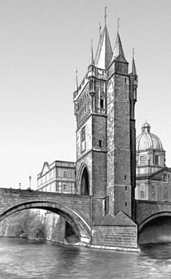 Прага. Староместская башня Карлова моста. Ок. 1370—90.