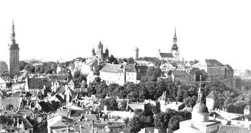 Таллин. Панорама Старого города.