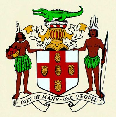 Государственный герб. Ямайка.