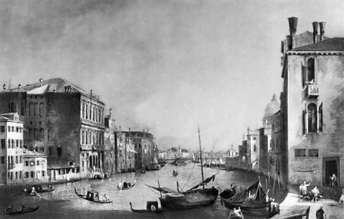 Дж. А. Каналетто. «Большой канал в Венеции». Картинная галерея. Дрезден.