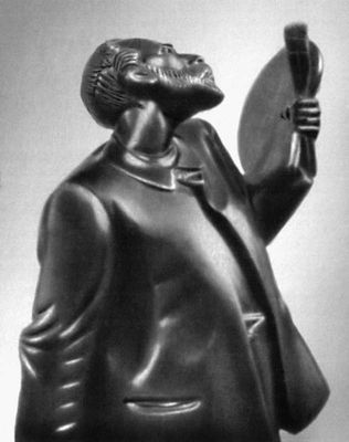 Й. Мендес да Коста. «Ван Гог» (фрагмент) Бронза. 1908. Государственный музей Крёллер-Мюллер. Оттерло.