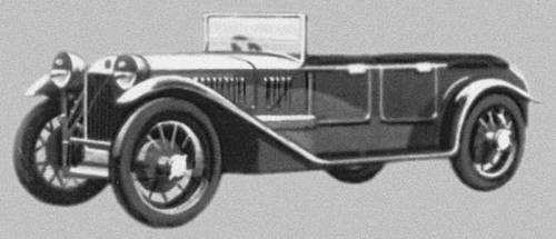 «Ланча» (Италия) с несущим кузовом и независимой подвеской колёс. 20-е гг. 20 в.