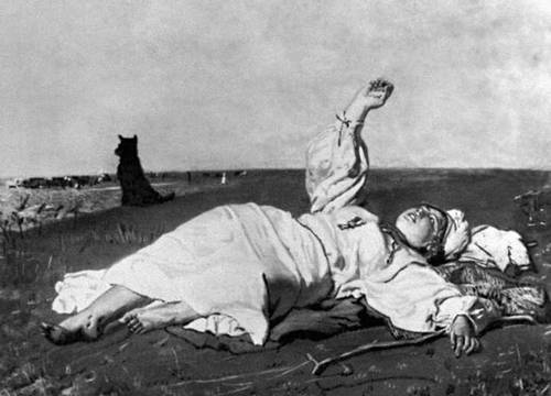 Ю. Хелмоньский. «Бабье лето». 1875. Национальный музей. Варшава.