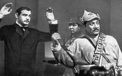 Кадр из фильма «Всадники революции». Реж. К. Ярматов. 1968.