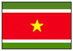 Суринам. Флаг государственный.