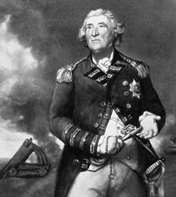 Дж. Рейнолдс. Портрет адмирала лорда Дж. О. Хитфилда. 1787—88. Национальная галерея. Лондон.