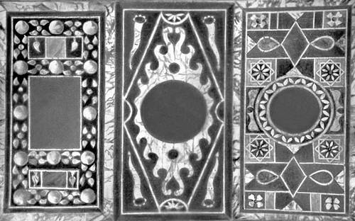 Декор апсиды базилики Евфразия в Порече (Югославия). Мрамор, паста, перламутр. 6 в.