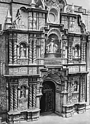 Перу. Х. де Лара. Церковь Ла Мерсед в Лиме. 1697—1704.