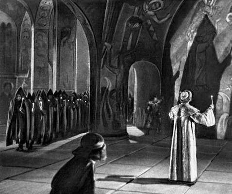 Кадр из фильма «Иван Грозный». 1945. Режиссёр С. М. Эйзенштейн.