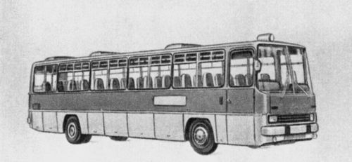Междугородный автобус большой вместимости «Икарус-250». Венгрия.