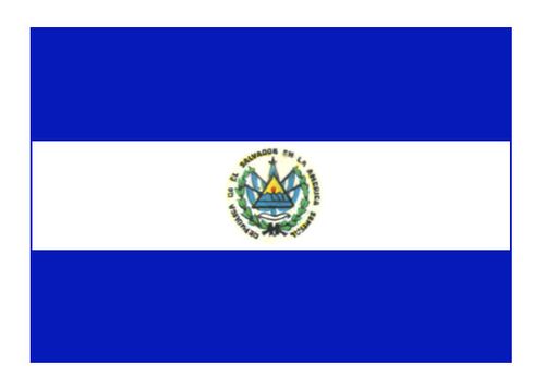 Флаг государственный. Сальвадор.