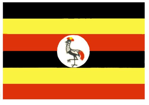 Флаг государственный. Уганда.