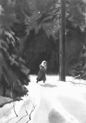Л. М. Леонов. «Русский лес» (Москва, 1956). Илл. П. Я. Караченцова.