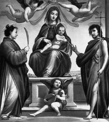 Флорентинская школа. Фра Бартоломмео. «Мадонна на троне со святыми». Ок. 1508—10. Собор. Лукка.