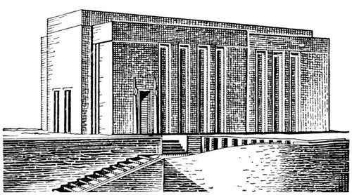 «Белый храм» в Уруке. Конец 4-го тыс. до н. э. Реконструкция.