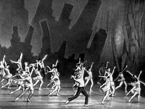 Сцена из балета «Не всё ли равно?» на музыку Дж. Гершвина. Балетмейстер Дж. Баланчин. «Нью-Йорк сити балле». 1970.