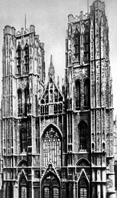 Брюссель. Собор Сен-Мишель-э-Гюдюль. 1226—1490.