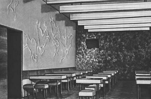 Вильнюс. Кафе «Таурас». 1961. Архитектор В. Батиса.