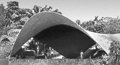 Х. Сордо Мадалено, Ф. Кандела. Кабаре «Ла Хакаранда» в Акапулько. 1959.