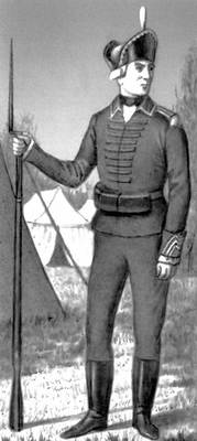Егеря. Егерский унтер-офицер (1765—77).