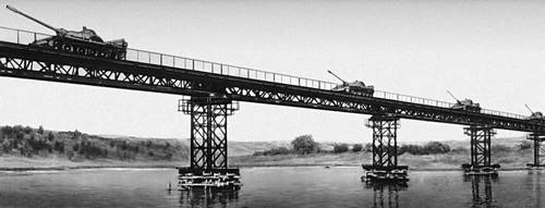 Мосты военные. Высоководный мост.