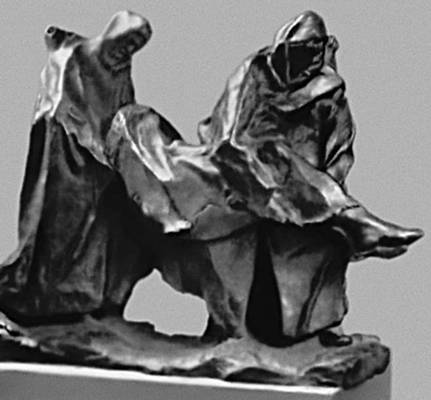 Словакия. Й. Костка. «Похороны партизана». Бронза. 1951. Словацкая национальная галерея. Братислава.