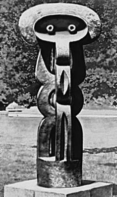 Скульптура. Ж. Липшиц (Франция — США). «Фигура». Бронза. 1926—30.