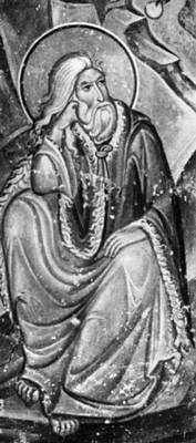 Черногория. «Св. Илья». Деталь фрески в церкви монастыря Морача. 1252.
