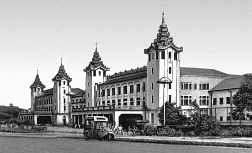 Рангун. Центральный вокзал. 1950-е гг.