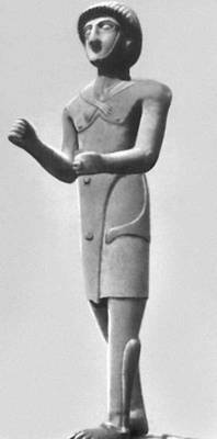 Бронзовая статуя из Мариба. 1-я половина 1-го тыс. до н. э.