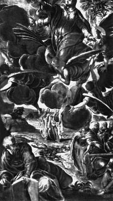 Тинторетто. «Вознесение». 1565—88. Скуола ди Сан-Рокко. Венеция.