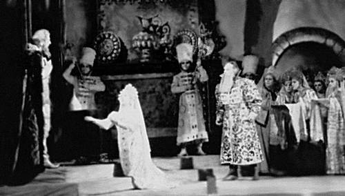 Сцена из оперы «Псковитянка» Н. А. Римского-Корсакова.