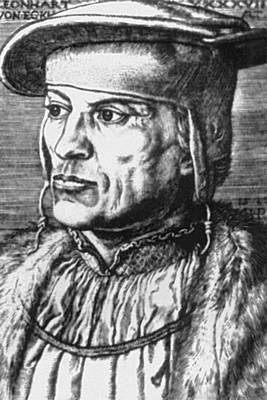 Б. Бехам. Портрет Леонхара фон Эка. 1527.