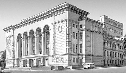 Л. И. Котовский. Театр оперы и балета в Донецке. 1935—40.