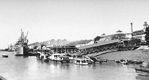 Рангунский порт.