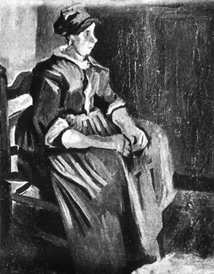 В. ван Гог. «Крестьянка из Нюнена». Ок. 1884—85. Частное собрание. Париж.