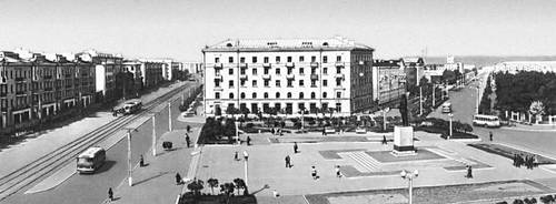 Комсомольск-на-Амуре. Площадь имени В. И. Ленина.