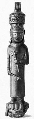Бронзовая статуэтка бога Тейшебы. Исторический музей Армении. Ереван.