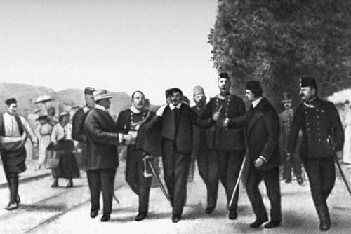 Арест Г. Принципа. Сараево. 28 июня 1914.