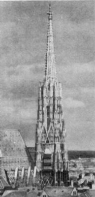 Архитектура. Собор св. Стефана в Вене. Южная башня — 1359—1433.