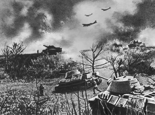 Наступление войск Степного фронта. Август 1943.