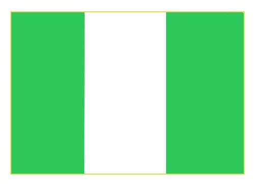 Флаг государственный. Нигерия.