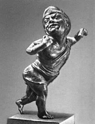 Эллинистическая культура. «Танцующий пигмей». Бронза. 2—1 вв до н. э. Национальный музей Бардо. Тунис.