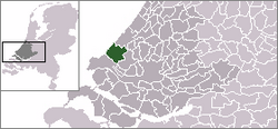 Lage von Westland in den Niederlanden