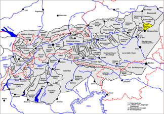 Karte von Sonnwendstein
