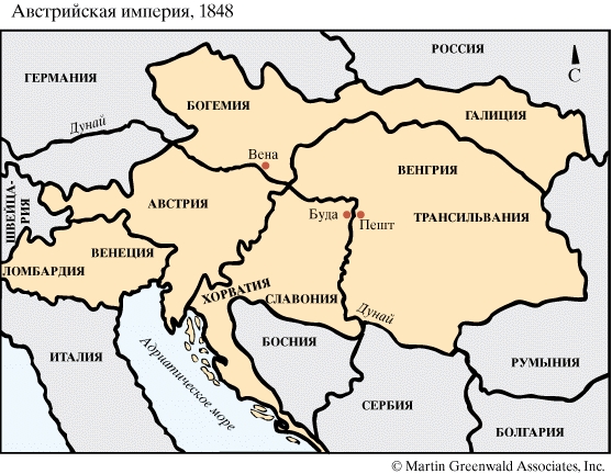 Австрийская империя, 1848