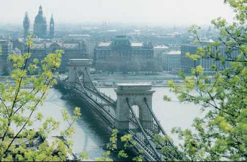 Мост через Дунай. Будапешт