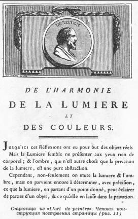 Страница из «L’art de peintre». Четкая конструкция построения страницы (рис. 11)